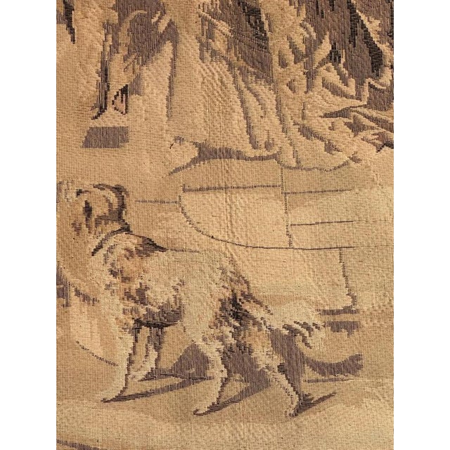 Antique French Jacquard Tapestry in the style of Aubusson, Venice, 1940s For Sale - Image 14 of 18