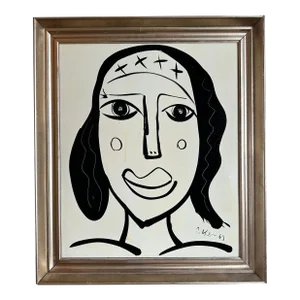 1969 Original Peter Keil Painting Framed