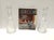 Postmodern Transparent Crystal Decanter Bottles by Bleikristall, Germany, 1970s, Set of 2 For Sale - Image 3 of 14
