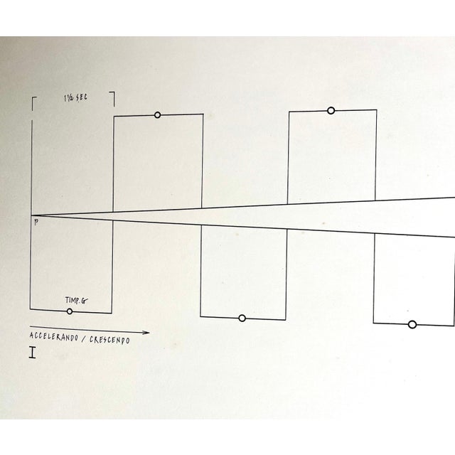 Bernhard Leitner, Austrian Sound Space Architect Bernhard Leitner Photo Lithograph Hand Signed Art, 1975-1976 For Sale - Image 4 of 9