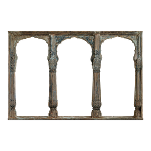 Antique Indian Triple Moorish Archway