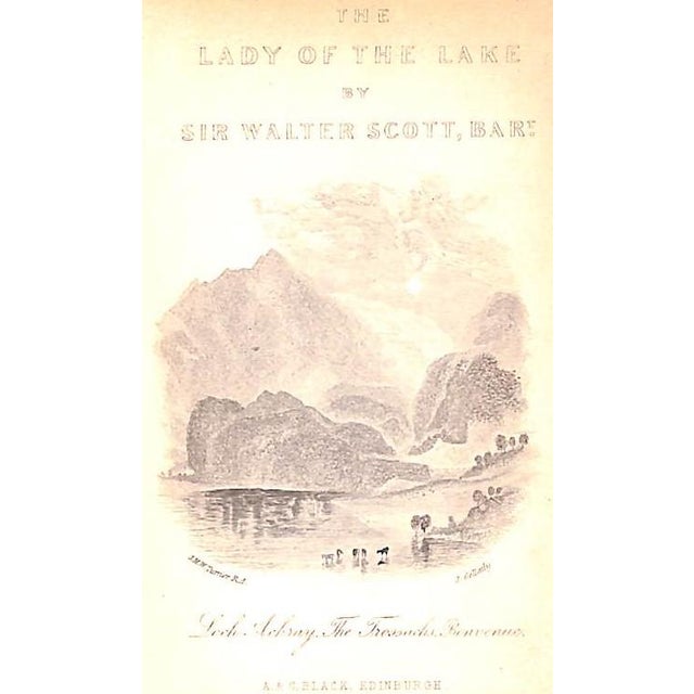 "The Lady of the Lake" 1873 Scott, Sir Walter For Sale - Image 4 of 5