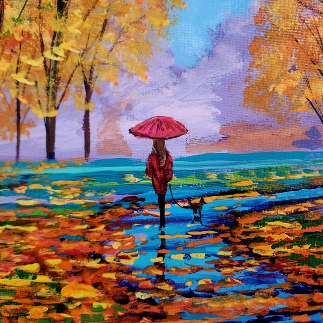 Impressionist Impressionist Original Oil on Canvas Painting #4 For Sale - Image 3 of 8