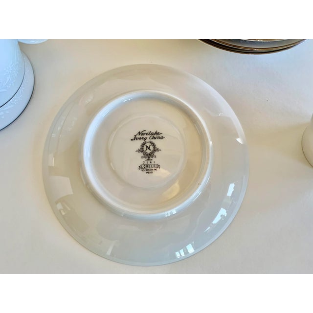 1970s 1970s Noritake "Lorelei" Cups & Saucers Set- 16 Pieces For Sale - Image 5 of 6