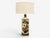 Ursula Printz, Danish Mid-Century Modern, Large Floral Table Lamp, Brown and Tan Stoneware, Denmark, 1960s A large brown...