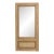 19th Century French Painted Wood Trumeau Mirror For Sale