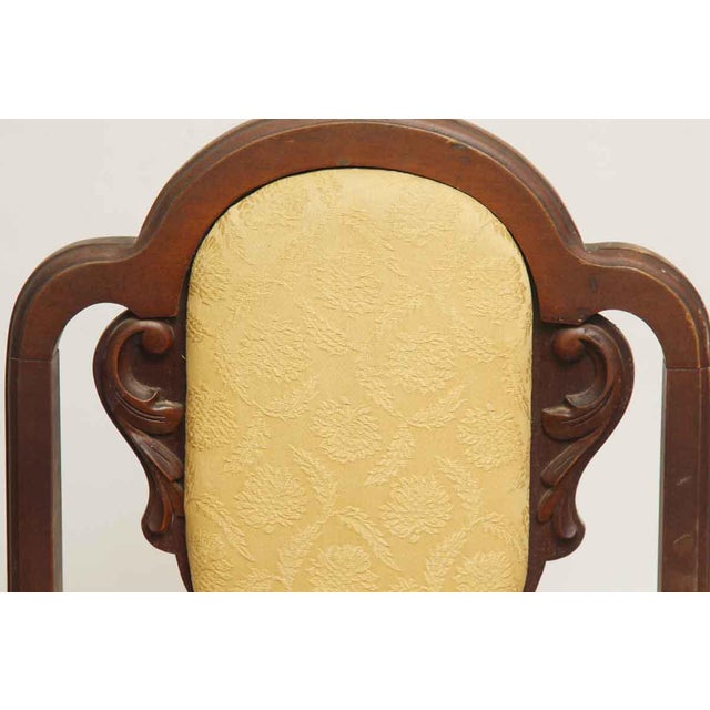 Queen Anne Style Wooden Chair Chairish