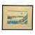 Framed Woodblock Print Titled "No. 31, Shiojiri Pass: View of Lake Suwa" by Artist Keisai Eisen For Sale