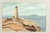 This original watercolor painting appears to depict the famous Peggy's Cove lighthouse in Nova Scotia, it is signed in the...