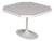 Eero Saarinen Style Modern White Tulip Center Table For Sale