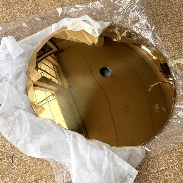 Onos 55 Double Pull Brass Pendant with Counter Weights by Florian Schulz, 1970s For Sale - Image 14 of 15
