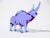 Murano glass sculpture depicting a rhinoceros, vintage, 1960s. This creation, by artist Licio Zanetti, captures attention...