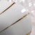 White 1970s White Floral Porcelain Vase With Gold Trim For Sale - Image 8 of 9