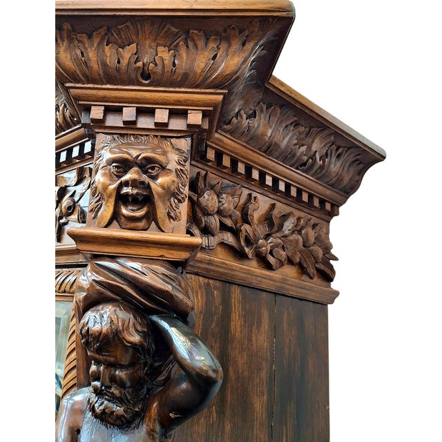 19th Century A 19th-Century Italian Renaissance Revival Display Cabinet For Sale - Image 5 of 11