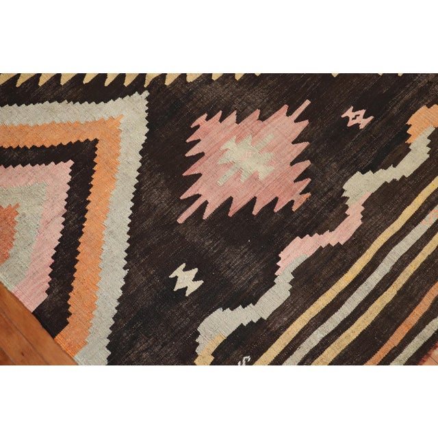 Early 21st Century Turkish Room Size Antique Kilim For Sale - Image 5 of 18