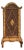 Vintage Tropical Style Burnt Bamboo Cabinet For Sale