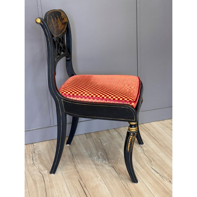 Set of Eight Regency Style Dining Chairs by John Rosselli & Assoc. For Sale - Image 14 of 16