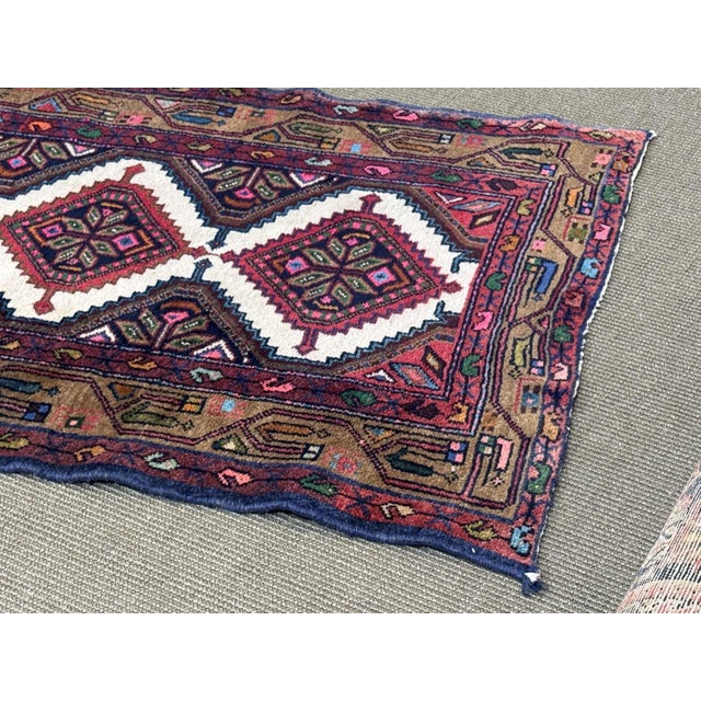 Handmade Middle Eastern Wool Rug For Sale - Image 6 of 15