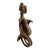 Vintage African Dogon Bronze Maternity Figure of a Seating Female Mali 5.25" H For Sale