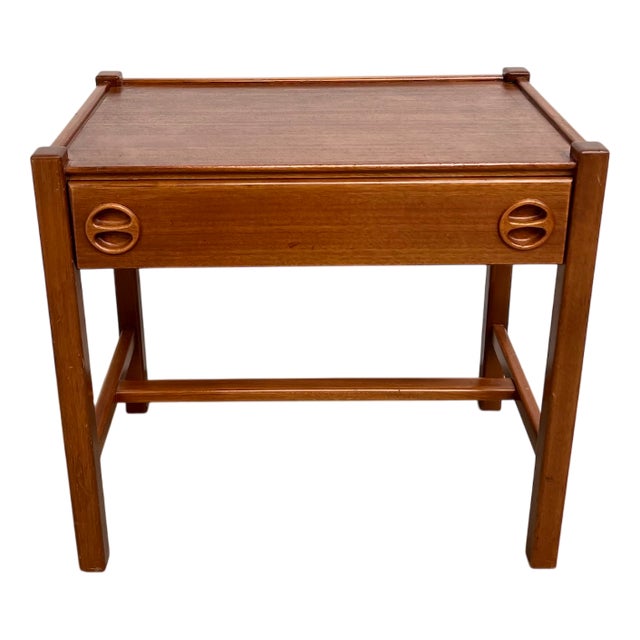 Teak Nightstand attributed to Arne Wahl Iversen for Andersen Møbelfabrik, 1960s For Sale