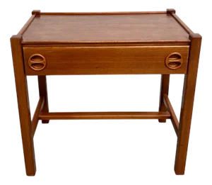 Teak Nightstand attributed to Arne Wahl Iversen for Andersen Møbelfabrik, 1960s