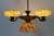 Art Nouveau Danish Chandelier with Marbled Opaline Shades, 1920s For Sale - Image 11 of 18