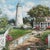 A Print of William Mangum's "Ocracoke Lighthouse" depicts the iconic lighthouse on Ocracoke Island, North Carolina. The...