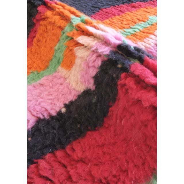 2020s Moroccan Handknotted Colorful Runner Rug - 10.9 X 3 Ft For Sale - Image 5 of 8