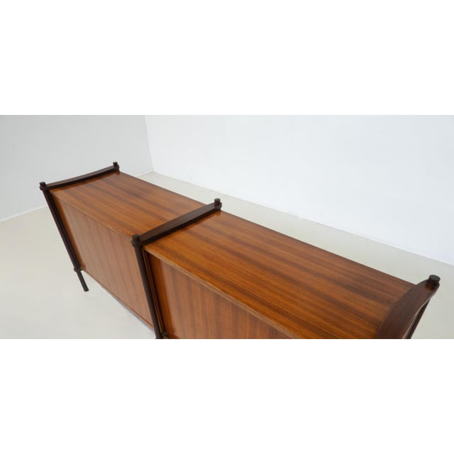 Mid-Century Sideboard in the style of Hiroshi Fukuoh for Gavina, 1960s For Sale - Image 3 of 11
