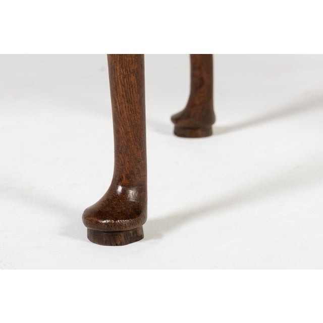 18th Century English Oak Lowboy For Sale - Image 4 of 10