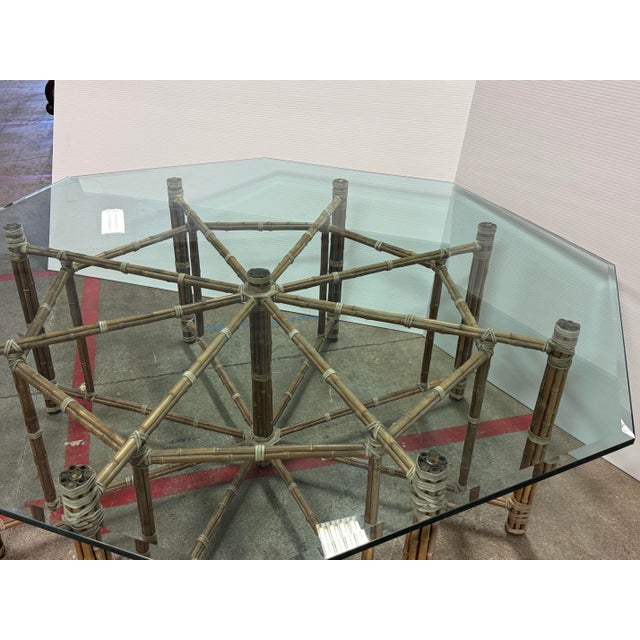 Brown McGuire Furniture Late 20th Century Octagon Dining Table For Sale - Image 8 of 12