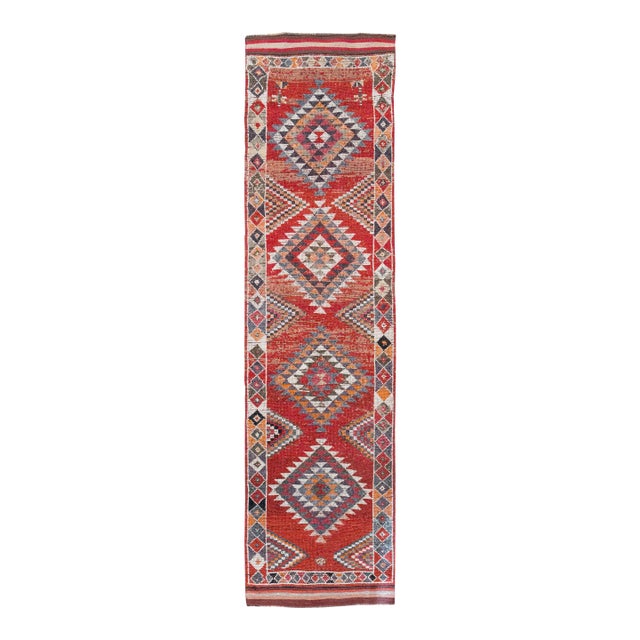 Galerie Shabab Collection Mid-20th Century Turkish Anatolian Tribal Runner For Sale