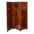 English Mahogany Three Panel Room Screen For Sale