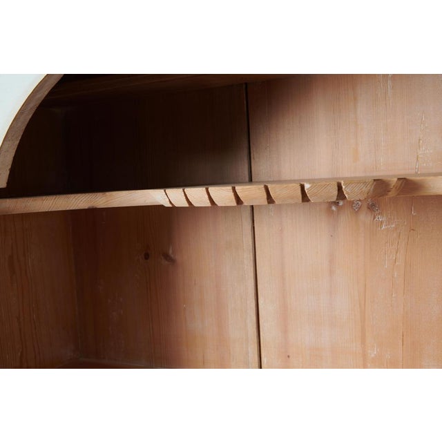 Antique Northern Swedish Tall Pine Rococo Country Cabinet For Sale - Image 18 of 18