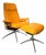 Set of City Recliner with Ottoman in Mustard Yellow Leather from Stressless For Sale