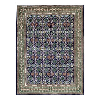 1980s Old Persian Tabriz Rug 10 X 13 For Sale