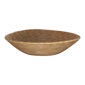 1940s Hand Woven Basket, Monumental