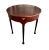 18th Century Queen Anne Mahogany Demi-Lune Flip Top Table For Sale - Image 4 of 4