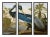 Audubon Louisiana Heron Triptych in Black Frame - Set of 3 For Sale - Image 12 of 12
