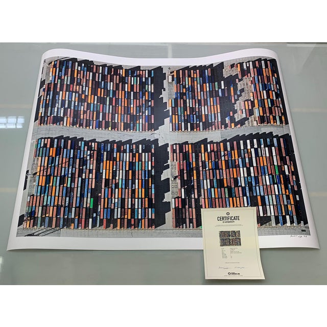 Paper "AV_Harbour_001" Contemporary Limited Edition Fine Art Photograph Print by Bernhard Lang For Sale - Image 7 of 9