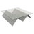Metal S2 Coffee Table in Brushed Aluminium by Giotto Pagani For Sale - Image 7 of 7