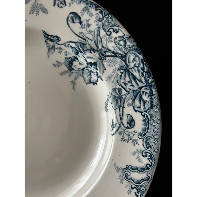 Ceramic Terre De Fer Soup Plates from Louis Graves, 1890s, Set of 13 For Sale - Image 7 of 13
