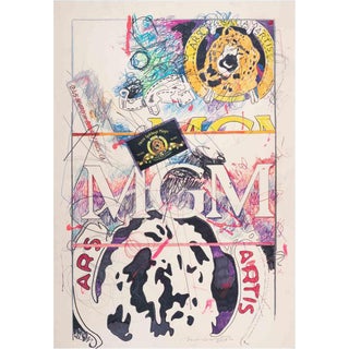 Enrico Manera, MGM, 2007, Mixed Media on Paper For Sale