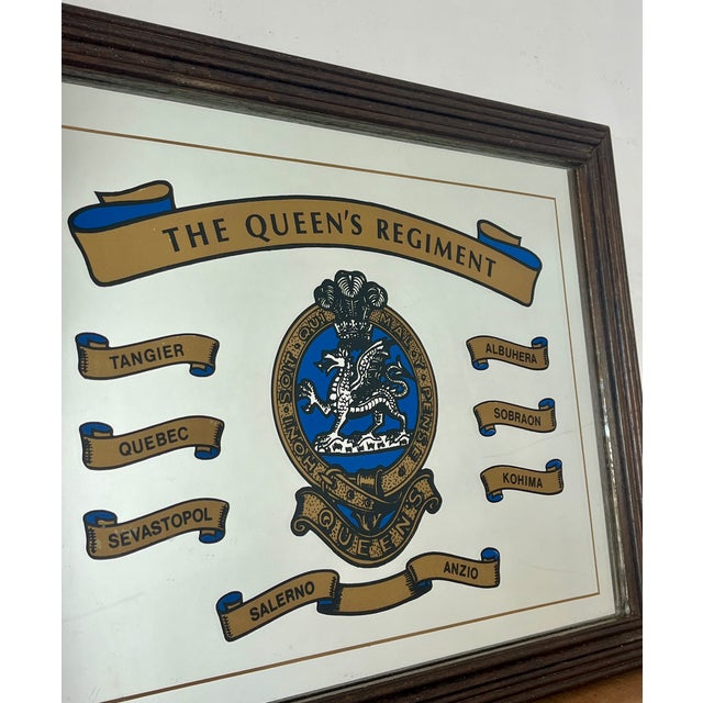 Vintage British Printed Mirror, 1960s For Sale - Image 8 of 16