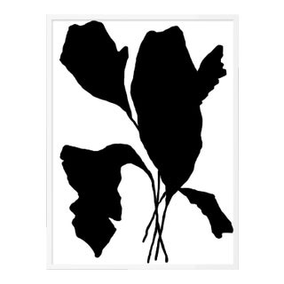 Abstract Bouquet by Kate Roebuck in White Framed Paper, Small Art Print For Sale