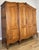 Vintage French Louis XVI Style Carved Oak 4-Door Wardrobe For Sale - Image 4 of 18