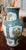 Porcelain Vase with Floral Decoration, 1890s For Sale - Image 4 of 7