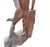 Italian Roman Warrior Sculpture in Red Travertine For Sale - Image 3 of 10