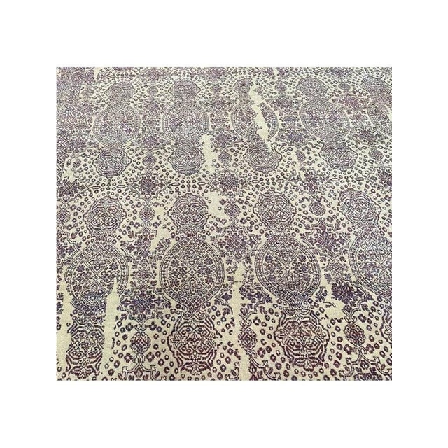 1990s Handwoven Transitional Area Rug 9x12 For Sale - Image 9 of 12