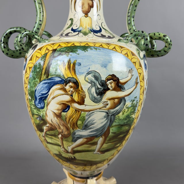 Cream Antique Vase from Artigianato Italiano, 1890s For Sale - Image 8 of 14